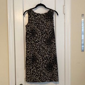 Ann Taylor abstract floral silk shift